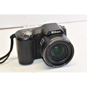 Nikon Coolpix L100 Digital Camera Black 15x Optical Zoom VR For Parts/ AS IS